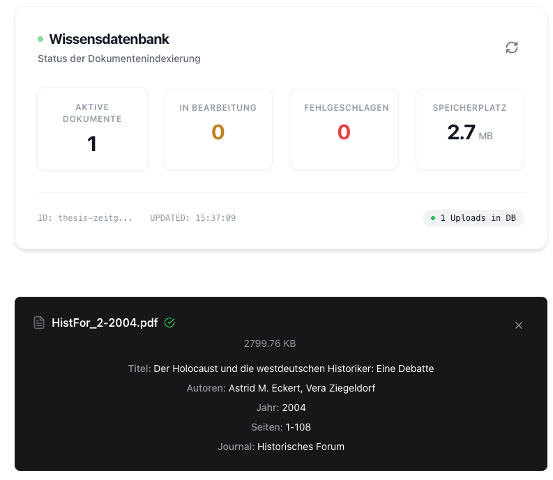 Schritt 6: Generierung starten